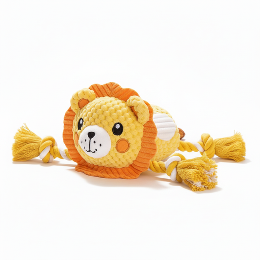 Leeuw knuffel met tussenhoek